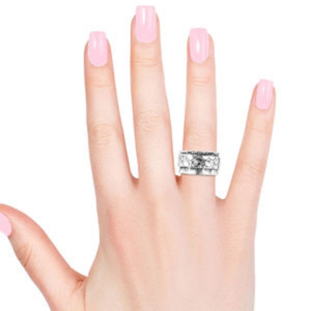 ARTESIAN SPINNER RING STERLING SILVER - Picture 3 of 3